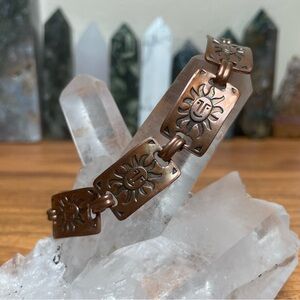 Vintage Copper Sun Bracelet (1 Call-out)